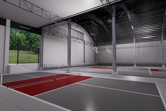 Multi-court view, Santa Barbara