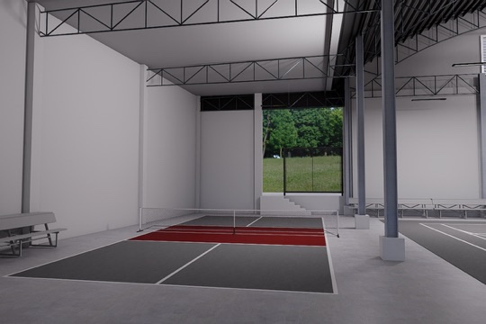 Pickleball court