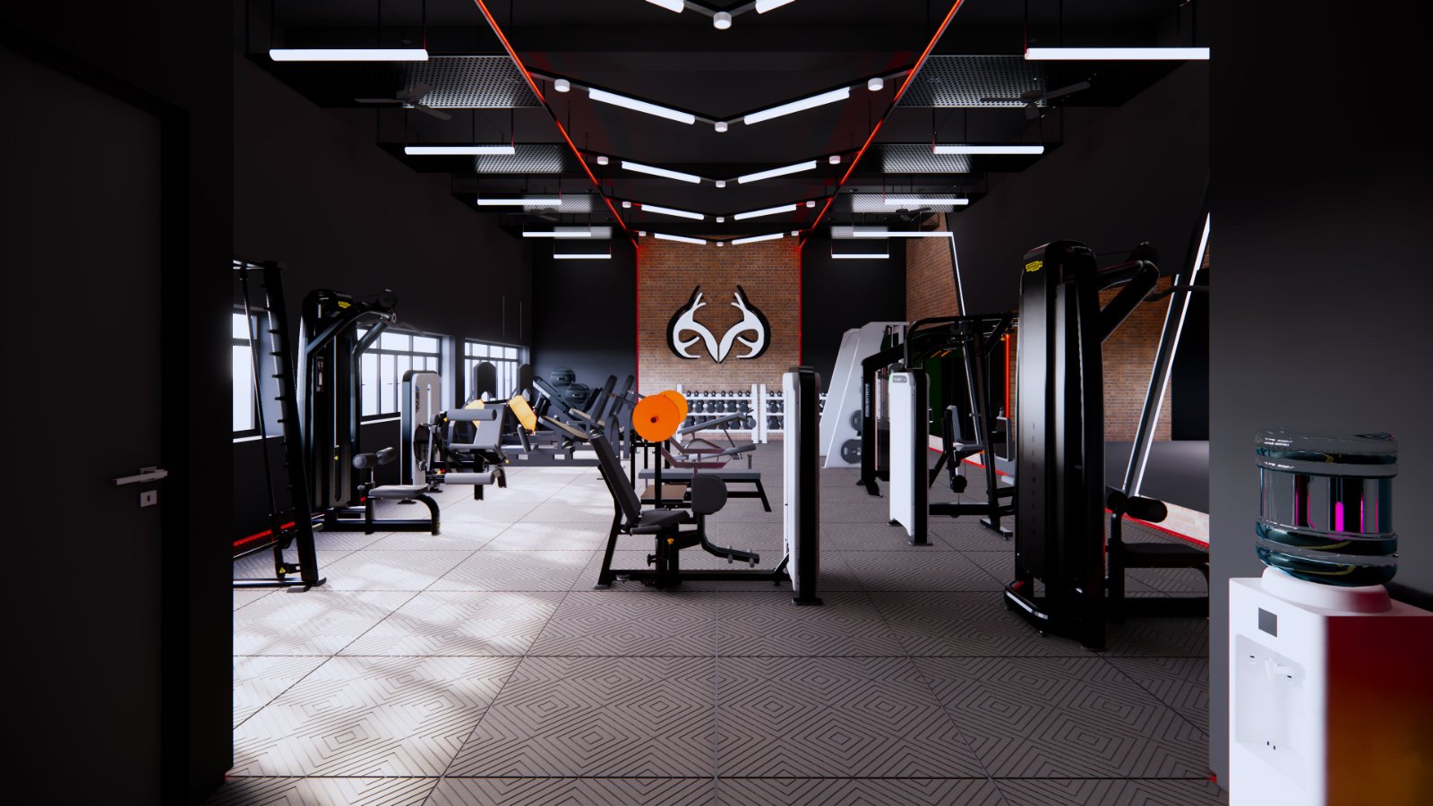 Gym — strength machines