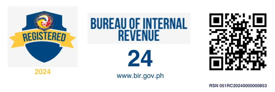 BIR Registration Seal Badge — Fitness Exclusive, OPC, Head office · Trium Square, Pasay