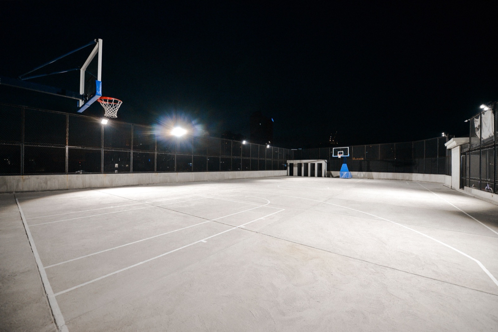 Court at night